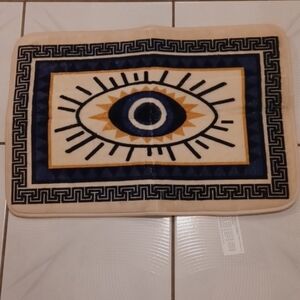 4/$40 New "Evil Eye" Floor Bath Mat - Small